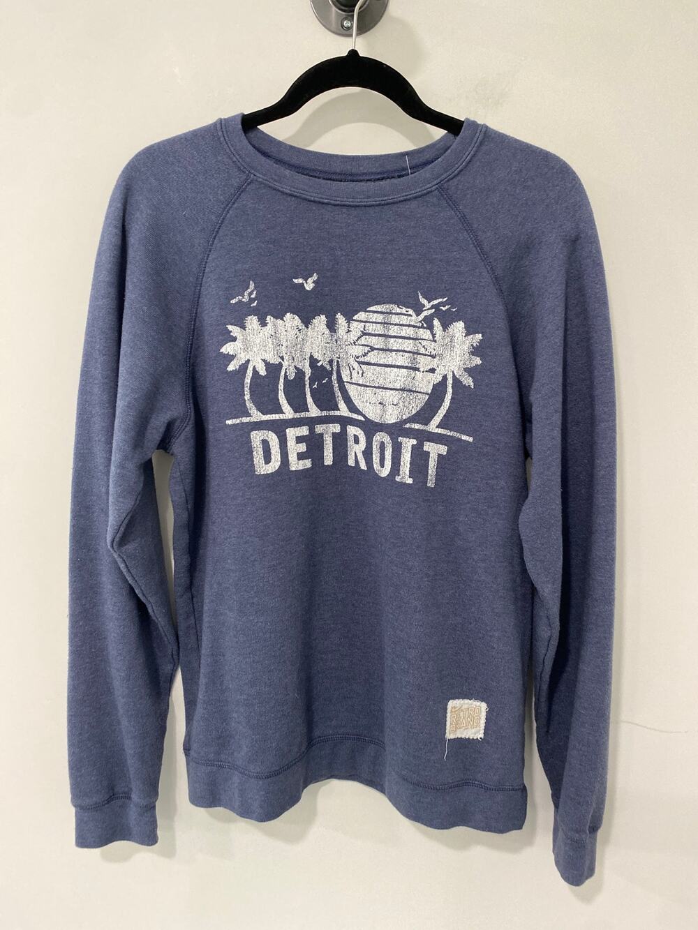Retrobrand Detroit Crewneck Sweatshirt Blue Size M